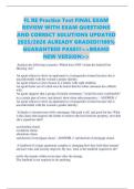 FL RE Practice Test FINAL EXAM REVIEW WITH EXAM QUESTIONS AND CORRECT SOLUTIONS UPDATED 2025&sol;2026 ALREADY GRADED&excl;&excl;100&percnt; GUARANTEED PASS&excl;&excl;&excl;<<BRAND NEW VERSION>>