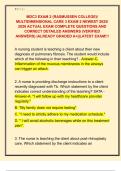 MDC3 EXAM 2 &lpar;RASMUSSEN COLLEGE&rpar;&sol;  MULTIDIMENSIONAL CARE 3 EXAM 2 NEWEST 2025&sol;  2026 ACTUAL EXAM COMPLETE QUESTIONS AND  CORRECT DETAILED ANSWERS &lpar;VERIFIED  ANSWERS&rpar; &vert;ALREADY GRADED A&plus;&vert;&vert;LATEST EXAM&excl;&excl;&excl;