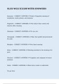 SLO1 WGU EXAM WITH ANSWERS