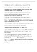 MAE-284 EXAM -1 QUESTIONS AND ANSWERS