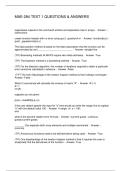 MAE-284 TEST 1 QUESTIONS & ANSWERS