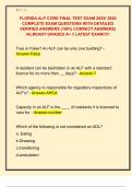 FLORIDA ALF CORE FINAL TEST EXAM 2025&sol; 2026  COMPLETE EXAM QUESTIONS WITH DETAILED  VERIFIED ANSWERS &lpar;100&percnt; CORRECT ANSWERS&rpar;  &sol;ALREADY GRADED A&plus; &sol;&sol; LATEST EXAM&excl;&excl;&excl;&excl;&excl; 