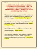 BCOR 360 FINAL EXAM AND PRACTICE EXAM  QUESTIONS 2025&sol; 2026 TEST BANK COMPLETE  EXAM QUESTIONS WITH DETAILED VERIFIED  ANSWERS &lpar;100&percnt; CORRECT ANSWERS&rpar; &sol;ALREADY  GRADED A&plus;&vert;&vert;LATEST EXAM&excl;&excl;&excl;