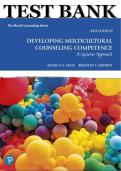 Test Bank for Developing Multicultural Counseling Competence A Systems Approach&comma; 4th edition Danica G&period; Hays&comma; Bradley T&period; Erford
