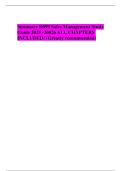 Summary D099 Sales Management Study Guide 2025 -2026 ALL CHAPTERS INCLUDED&colon; &lpar;Greatly recommended&rpar;