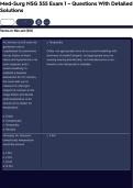 Med-Surg NSG 555 Exam 1 &ndash; Questions With Detailed Solutions