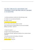  LSU PSYC 3082 EXAM 1 QUESTIONS AND ANSWERS LATEST 2025-2026 UPDATE &vert; GRADED A&plus; GUARANTEE