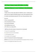 ATT Test 3 Study Guide 2025&sol;2026 &vert;&vert; Verified Questions Bank & Correct Solutions with Rationales