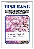 Test Bank for Gerontological Nursing&comma; 11th Edition &lpar;LWW&comma; 2025&rpar; by Charlotte Eliopoulos&comma; Isbn no&semi; 9781975242558&comma; &lpar;Chapters 1-36&rpar; Complete Study Guide&excl;&excl;&excl;&excl;&excl;&excl;&excl;&excl;