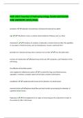 NUR 2063 &sol; NUR2063&colon; Essentials ofPathophysiology Exam 2 &lpar;Latest 2021 &sol;2022&rpar; Rasmussen QUESTIONS AND ANSWERS &lpar;2025&sol;2026&rpar;