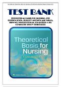 Test Bank for Theoretical Basis for Nursing&comma; 6th Edition &lpar;LWW&comma; 2022&rpar; by McEwen and Wills&comma; Isbn no&semi; 9781975175658&comma; &lpar;Chapters 1-20&rpar; Complete Study Guide&excl;&excl;&excl;&excl;&excl;&excl;&excl;&excl;