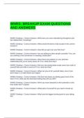 WNRS BREAKUP EXAM QUESTIONS AND ANSWERS