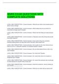 WNRS EXAM QUESTIONS WITH COMPLETE SOLUTIONS
