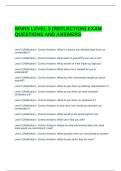WNRS LEVEL 3 &lpar;REFLECTION&rpar; EXAM QUESTIONS AND ANSWERS