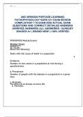 2ND VERSION PORTAGE LEARNING  PATHOPHYSIOLOGY NURS 231 EXAM REVIEW  COMPLIATION 1-10 EXAM 2026 ACTUAL EXAM  QUESTIONS AND CORRECT DETAILED ANSWERS  &lpar;VERIFIED ANSWERS&rpar; ALL ANSWERED &sol; ALREADY  GRADED A&plus; &vert; BRAND NEW&excl; &vert; 100&percnt; VERFIED 