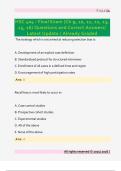 HSC 404 - Final Exam &lpar;Ch 9&comma; 10&comma; 11&comma; 12&comma; 13&comma;  15&comma; 16&rpar; Questions and Correct Answers&sol;  Latest Update &sol; Already Graded