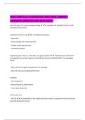 PKSC 4400 Test 2 QUESTIONS AND 100&percnt; CORRECT  ANSWERS UPDATED FOR 2025&sol;2026&period;  