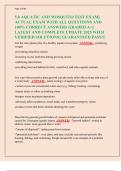 Aquatic and Mosquito Test Exam &lpar;2025&rpar; &ndash; Complete Exam with Verified Questions and Correct Answers