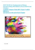 Test Bank for Fundamentals of Human Neuropsychology 8th Edition by Bryan Kolb & Ian Whishaw&vert;Complete Test Bank&vert;all chapters with 100&percnt; expert-verified questions and answers&period;2025&sol;26 academic year&period;