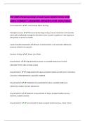 PN 1005 Pharmacology Final Exam QUESTIONS AND  100&percnt; CORRECT ANSWERS UPDATED FOR 2025&sol;2026&period; 