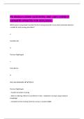 PN Midterm EXAM QUESTIONS AND 100&percnt; CORRECT  ANSWERS UPDATED FOR 2025&sol;2026&period;  