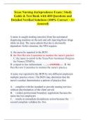 Texas Nursing Jurisprudence Exam &vert; Study Guide & Test Bank with 400 Questions and Detailed Verified Solutions &lpar;100&percnt; Correct &ndash; A&plus; Assured&rpar;