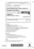 2025 Pearson Edexcel Level 1&sol;Level 2 GCSE 1JA0&sol;4F Japanese PAPER 4&colon; Writing in Japanese Foundation Tier