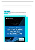 Test Bank- Evidence-Based Geriatric Nursing Protocols for Best Practice 7th Edition &lpar; Marie Boltz &rpar; All Chapters &vert;&vert; Newest Edition