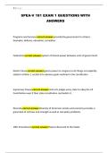 SPEA-V 181 EXAM 1 QUESTIONS WITH ANSWERS