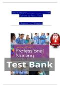 Leddy & Pepper&rsquo;s Professional Nursing&comma; 10th Edition &ndash; Lucy Hood &ndash; Chapters 1&ndash;22 Complete Test Bank