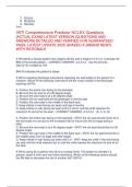 VATI Comprehensive Predictor NCLEX Questions -ACTUAL EXAM- LATEST VERSION