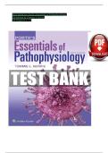 Porth's Essentials of Pathophysiology&comma; 5th Edition &ndash; Tommie L&period; Norris &ndash; Complete Test Bank Chapters 1&ndash;52