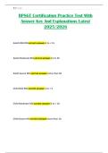 RPSGT CERTIFICATION PRACTICE TEST 2025&sol;2026