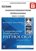 Test Bank for Comprehensive Radiographic Pathology&comma; 7th Edition by Ronald L&period; Eisenberg