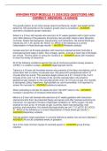 AWHONN POEP MODULE 13 2024&sol;2025 QUESTIONS AND  CORRECT ANSWERS &sol; A GRADE 