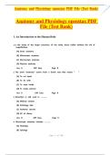 Anatomy and Physiology OpenStax Test Bank Study Guide Chapters 1&ndash;28 A&plus;