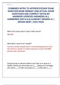 COMBINED INTRO TO APPRENTICESHIP EXAM  QUESTION BANK NEWEST 2026 ACTUAL EXAM  QUESTIONS AND CORRECT DETAILED  ANSWERS &lpar;VERIFIED ANSWERS&rpar; ALL  ANSWERED &lbrace;300 Q & A&rcub; ALREADY GRADED A&plus; &vert;  BRAND NEW&excl; &vert; 100&percnt; PASS 