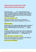 Maine Propane Tank Setter EXAM QUESTIONS WITH ANSWERS