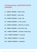CNA Kansas Exam &ndash; QUESTIONS WITH ANSWERS