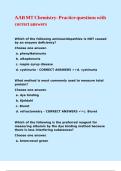 AAB MT Chemistry- Practice questions with correct answers