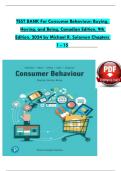 TEST BANK For Consumer Behaviour&colon; Buying&comma;  Having&comma; and Being&comma; Canadian Edition&comma; 9th  Edition&comma; 2024 by Michael R&period; Solomon