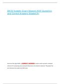 BICSI Installer Exam Newest 2025 Questions  and Correct Answers Graded A&plus; 