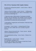 NSG 210 Test 3 Questions With Complete Solutions