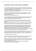 BLUEPRINT EXAM 2 QUESTIONS & ANSWERS