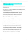 TFM-08 Exam Practice Questions and Answers Latest Update Graded A&plus;
