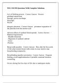 NSG 210 OB Questions With Complete Solutions
