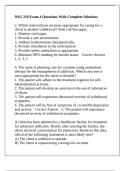 NSG 210 Exam 4 Questions With Complete Solutions