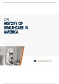 WGU D393 History Of Healthcare in America Section 1-3 &vert; complete Guide all sections &vert; Latest 2025&sol;26 &period;