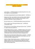 ATR 257 EXAM QUESTIONS AND ALL ANSWERS VERIFIED &lpar;NEWEST&rpar;