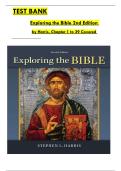 TEST BANK &ndash; Exploring the Bible 2nd Edition by Harris &vert; Chapters 1&ndash;39 Complete Coverage